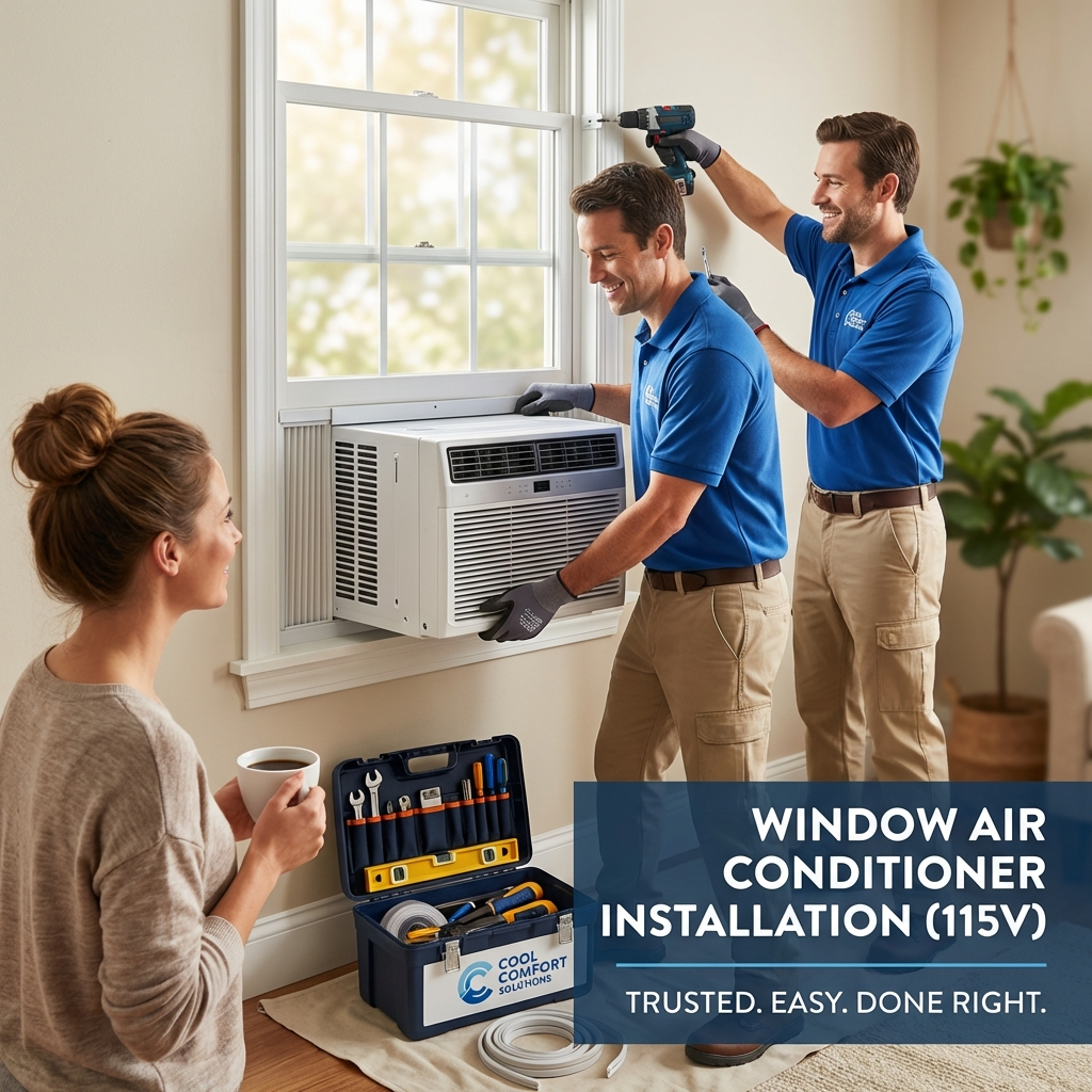Window Air Conditioner Installation (115V)