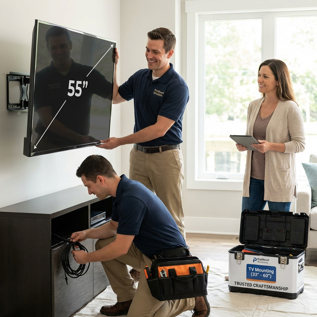 TV Mounting (33" - 60")
