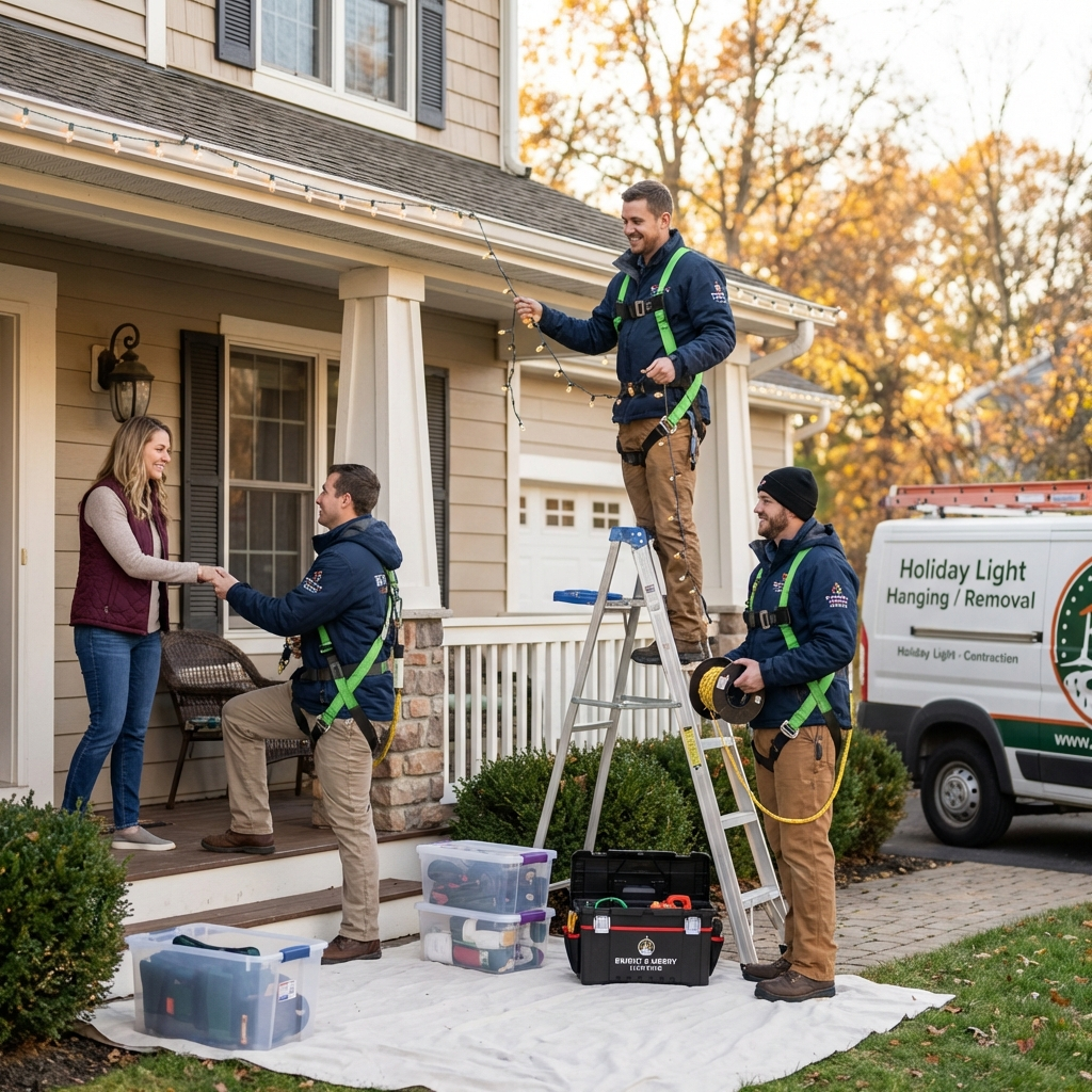 Holiday Light Hanging / Removal