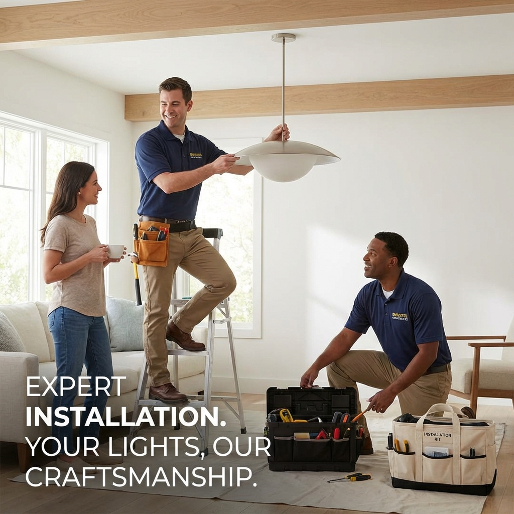 Indoor Light Fixture Installation