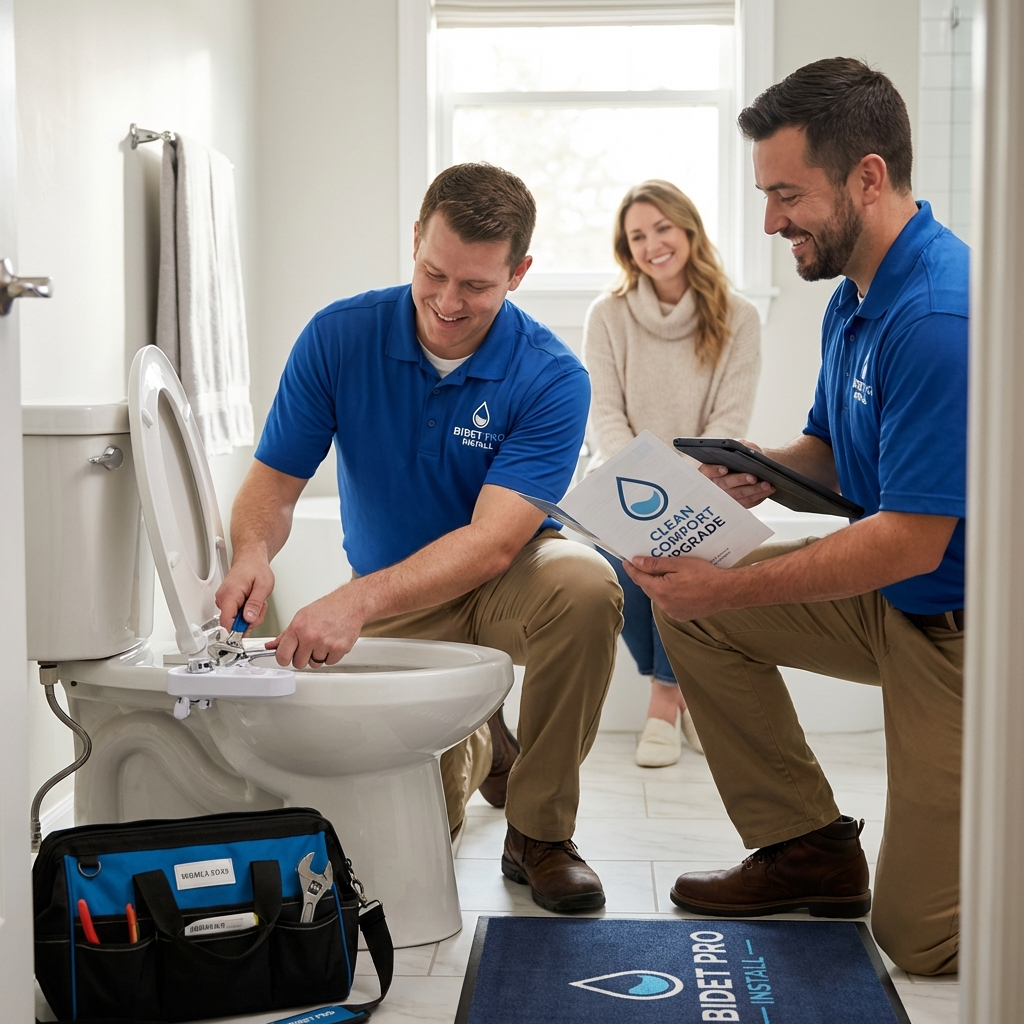 Bidet Attachment Installation