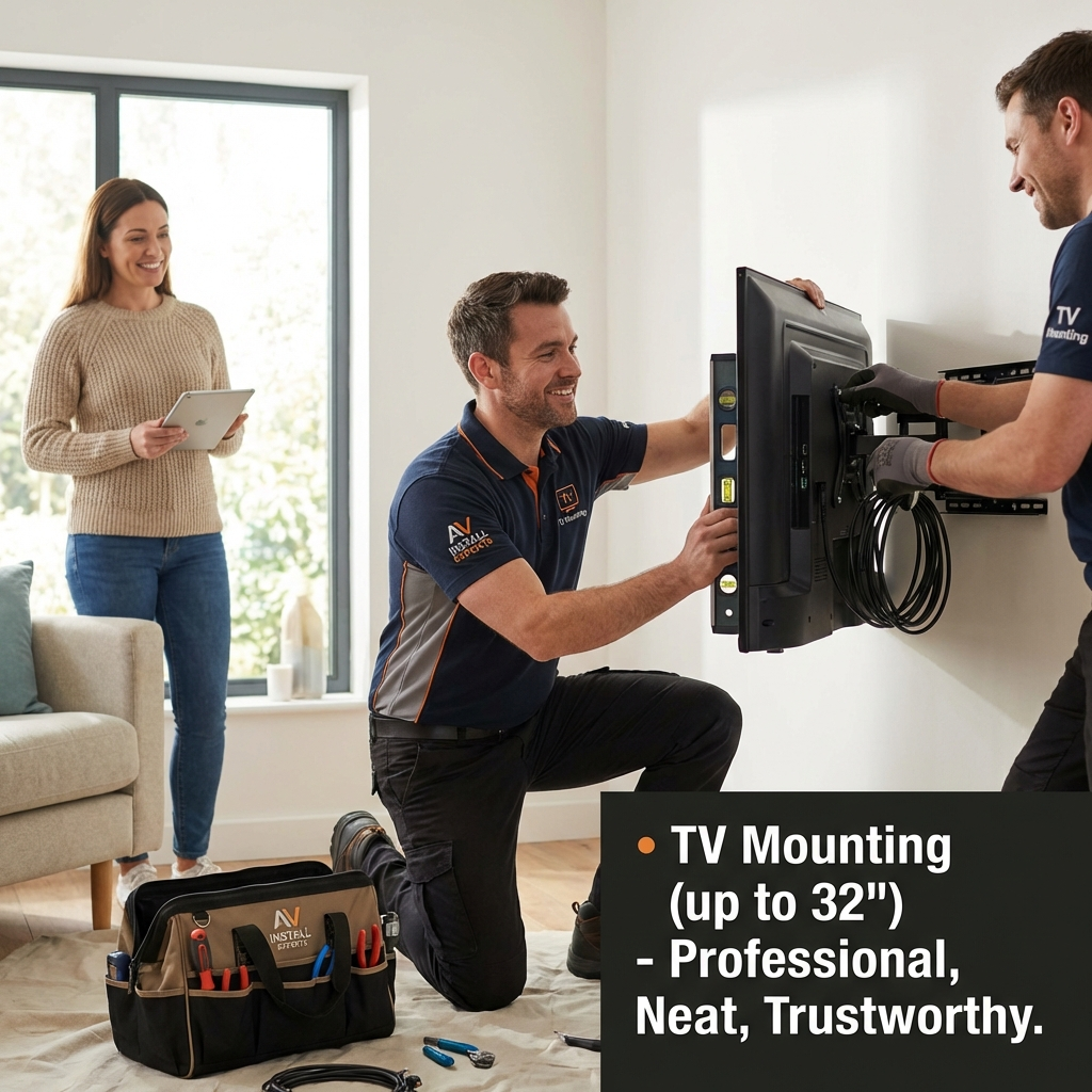 TV Mounting (up to 32")