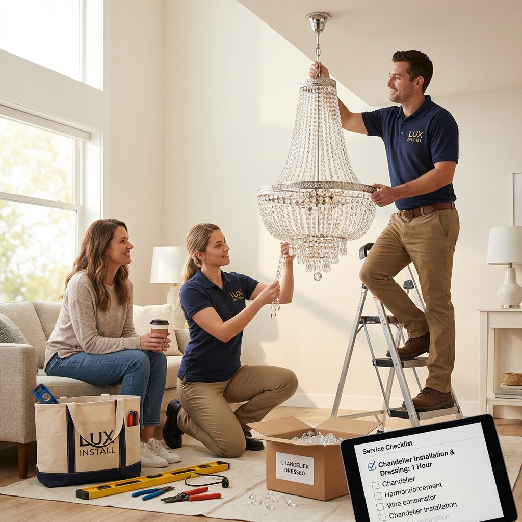 Chandelier Installation Service