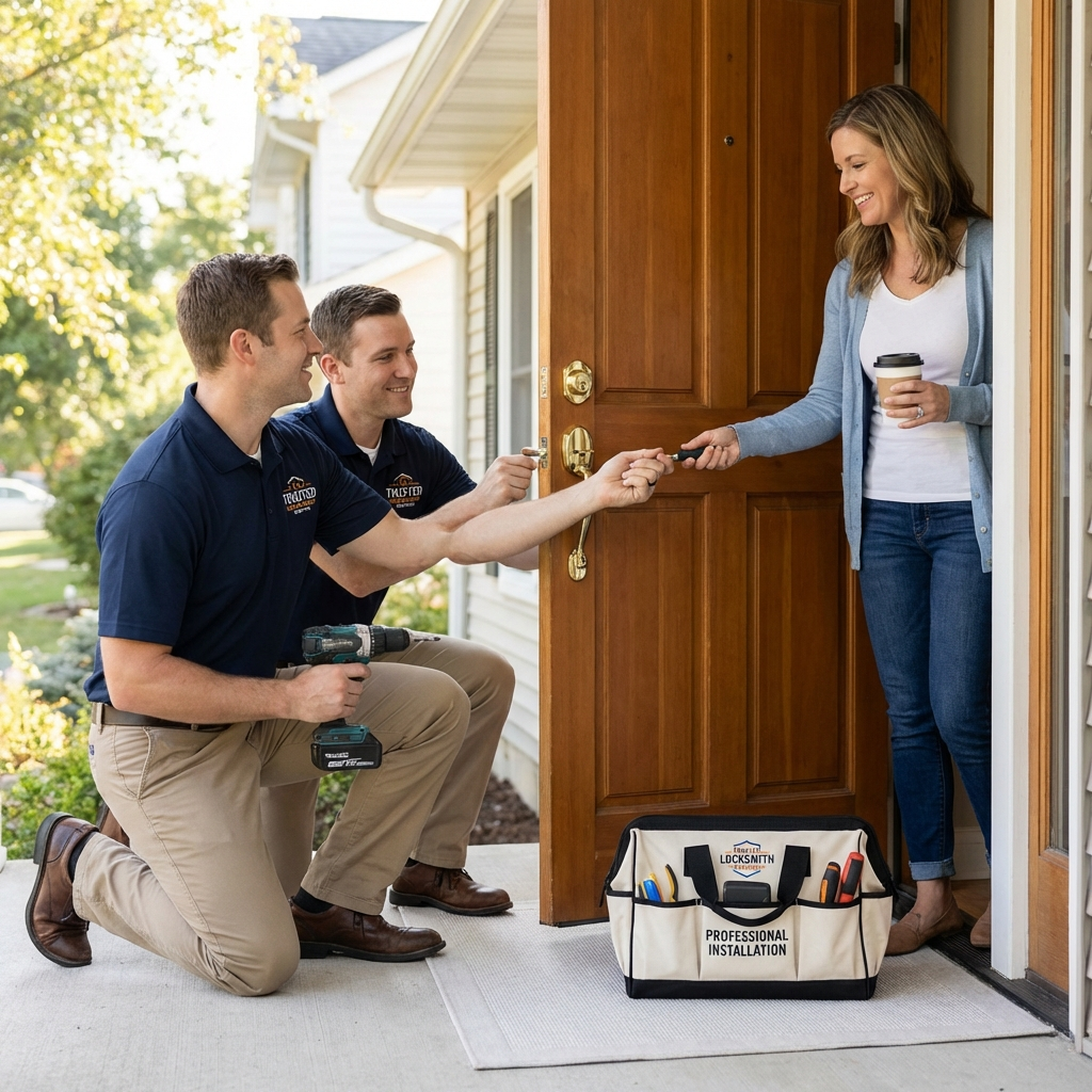 Door Knob and Deadbolt Installation