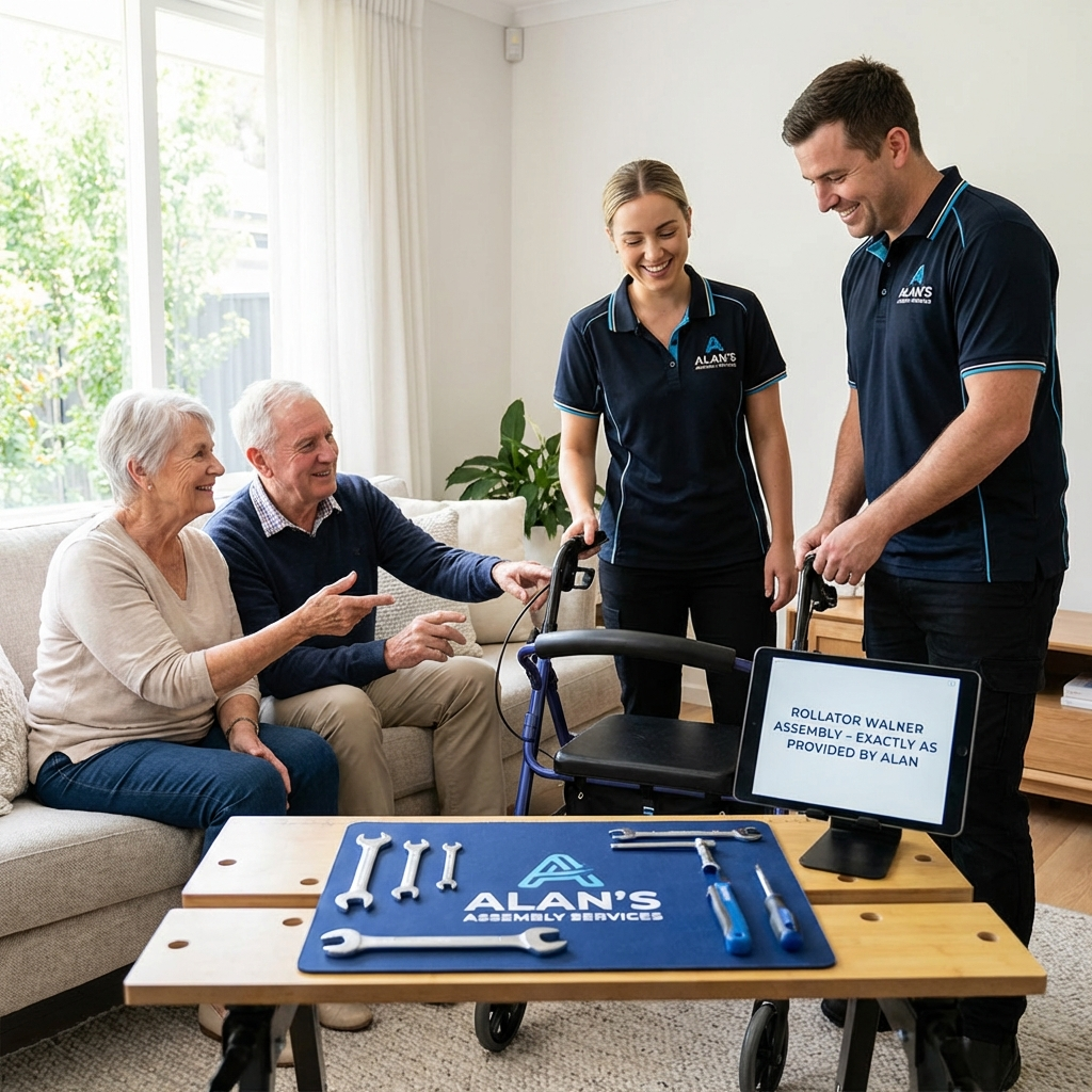 Rollator Walker Assembly
